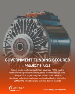 Electrified Motors secured funding for Project E-Axle