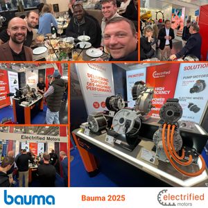 Collage of photos from Bauma 2025
